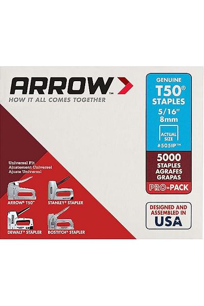 erorex Fastener 505Ip T50 5 16 Inch Staples 5 000 Pack