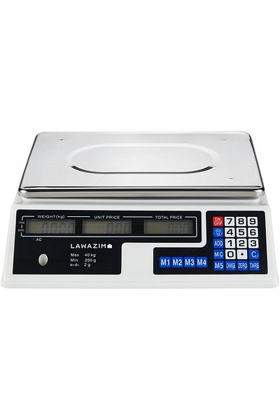 erorex Digital Commercial Price Scale 40Kg 2G Industrial Battery Powered Accurate Price Computing Scale