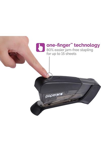 erorex Paper Pro Compact Classic No Effort One Finger 80 Percent Easier Staplers Great For Carpal Tunnel