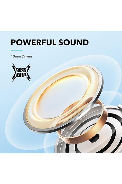 erorex P30I Noise Canceling Earbuds Strong And Smart Noise Canceling Powerful Bass 45H Playtime 2 In 1
