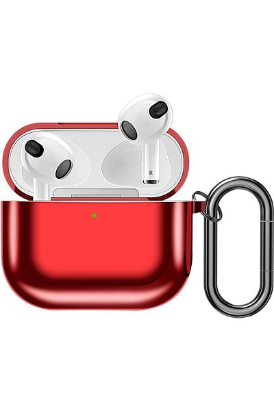 erorex جراب شفاف واقٍ ناعم من مادة TPU مقاوم للصدمات لأجهزة Airpods 3