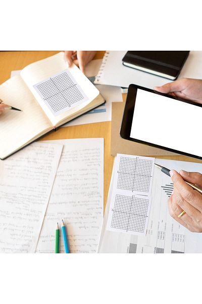 erorex 8 Pads Graph Paper Sticky Notes 400 Sheets 3 X 3 Inch Lined Mini Graph Pads Adhesive Grid Sticky