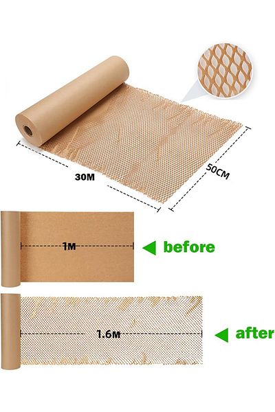 erorex Honeycomb Packing Paper Eco Protective Packaging Material For Gift Boxes Sustainable Alternative To