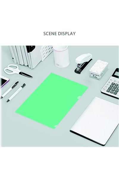 erorex A4 Plastic File 12 Pieces Green
