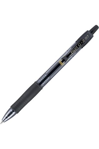 erorex G2 Premium Gel Roller Pens Fine Point 0.7 Mm Black Pack Of 12 Dozen Box