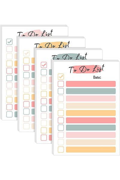 erorex To Do List Notepad 4 Packs 4