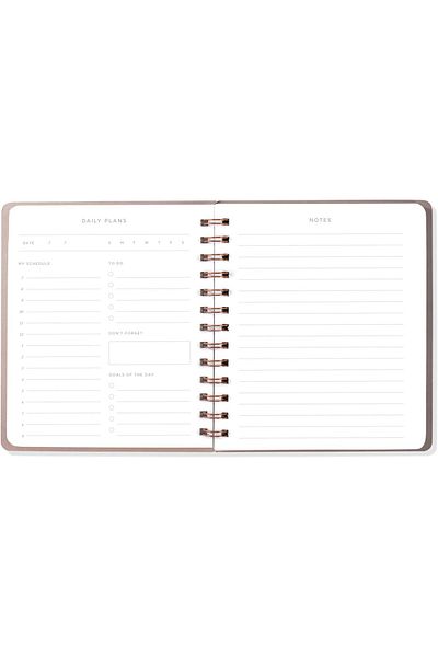 erorex Non Dated Daily Planner 160 Pages 6 X 7.25 Inches Pas Daily Grid 877101