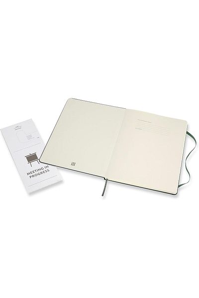 erorex Pro Notebook Hard Cover Xl 19.1 Cm X 24.13 Cm Professional Project Planning Forest Green 192 Pages