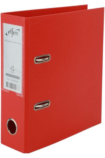 erorex File Folder Binder A5 2 Rings Red