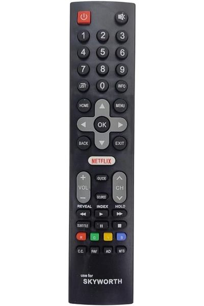 erorex جهاز تحكم عن بعد بديل Ct8509 متوافق مع تلفزيون Toshiba Smart LCD LED باللون الأسود