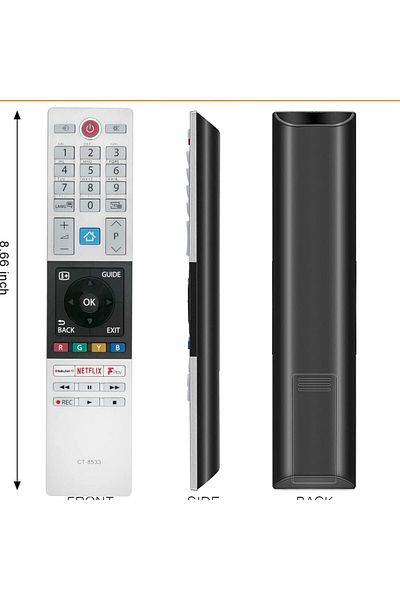 erorex جهاز التحكم عن بعد الصوتي البديل Rc45160 مناسب لتلفزيون باناسونيك 2K Android TV Ct 8563 Ct 8562 Ct