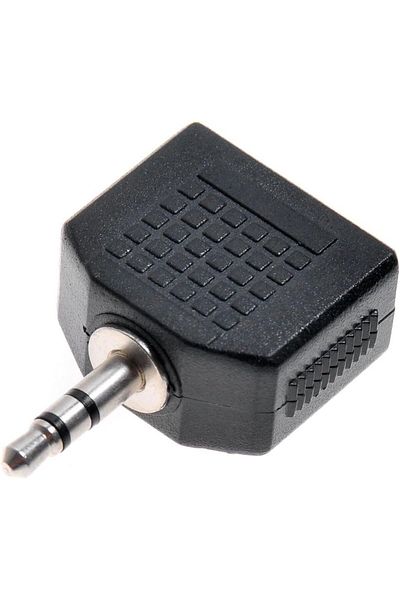 erorex 3.5Mm Headphone Splitter 3.5Mm Audio Splitter Aux Splitter Nylon Braided 3.5Mm Male To 2 Female