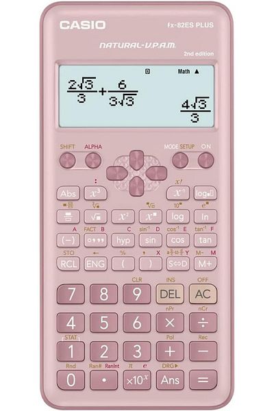 erorex Standard Scientific Calculator Pink Non Programmable 10 + 2 Digits 252 Functions Fx 82Esplus 2Pkwdt