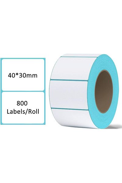 erorex Thermal Label Multipurpose Labels Roll For Barcode Mailing 40Mm*30Mm 800Pcs