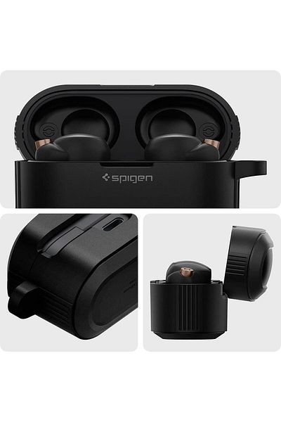 erorex Rugged Armor Designed For Sony Wf 1000Xm5 Case Cover 2023 Durable Protection Matte Black