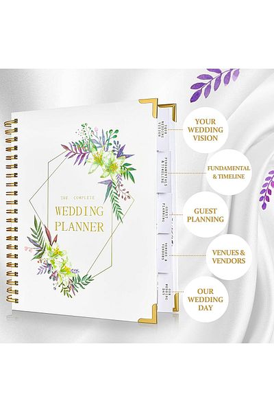 erorex Wedding Planner Book Comprehensive Wedding Organizer With Checklists And Budget Tools Hardcover