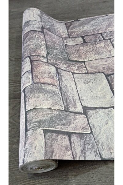 Oskar üç boyutlu taş desenli duvar kağıdı