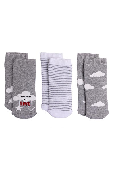 ebebek Hello Baby HelloBaby Kız 3lü Havlu Çorap Kız Bebek