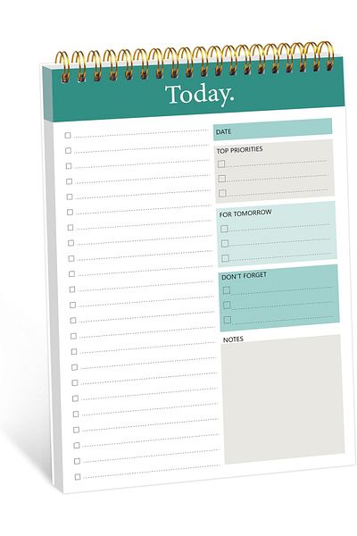 erorex To Do List Notepad Daily Planner Notepad Undated 52 Sheets Tear Off 6.5 Inch X 9.8 Inch Planning