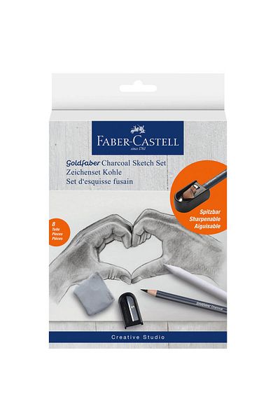Faber Castell Faber-Castell 8 Piece Drawing Charcoal Set