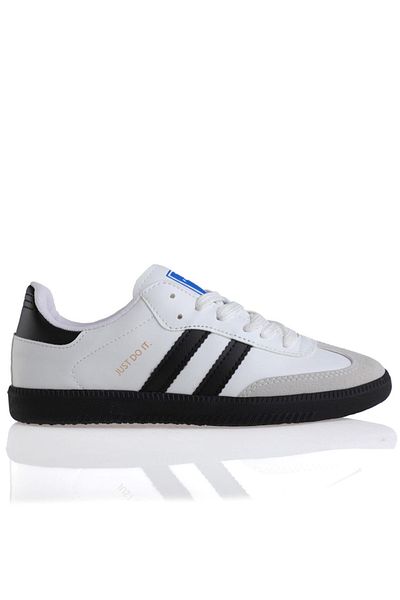 Freemax Adidași unisex - Pantofi sport flexibili și moi - Alb/Negru