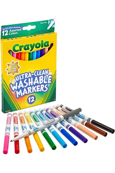 erorex 12 Ct. Ultra Clean Washable Colormax Markers 1 Of Piece