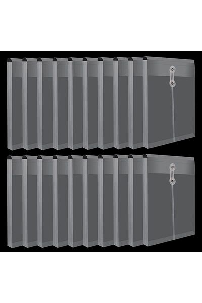 erorex Clear Plastic Wallets Folder Water Proof A4 Plastic Folders Envelope File Folders 3Cm Expansion