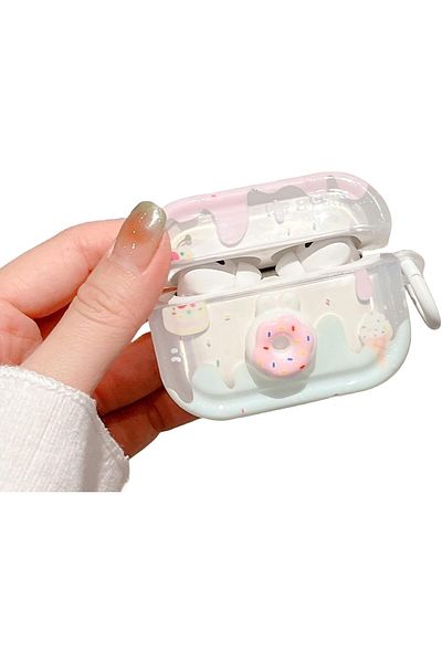 erorex حافظة لسماعات Airpods من الجيل الثالث بتصميم كاميرا ثلاثية الأبعاد لطيف، حافظة Airpods 3 من السيليكون الناعم