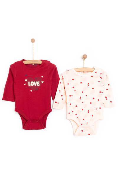 ebebek Hello Baby HelloBaby Kız 2li Uzun Kol Body Kız Bebek