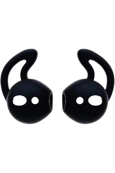 erorex جراب سيليكون مرن بخطاف معدني لحماية صندوق شحن Airpods باللون الأحمر