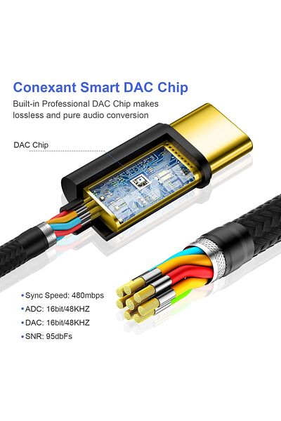 erorex Mfi Certified Lightning To 3.5Mm Headphones Dongle Jack Adapter For Iphone Fonemax 2 In 1 Headphone