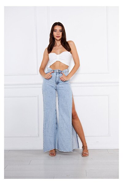 TIFFANY&TOMATO Yanları Yırtmaçlı Kot Pantolon
