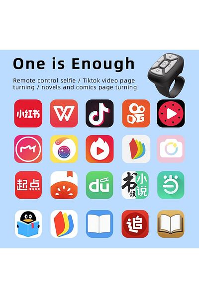 erorex Bluetooth Remote Bluetooth Kindle Page Turner Remote For Ipad Can Also Be Tiktok Remote Camera