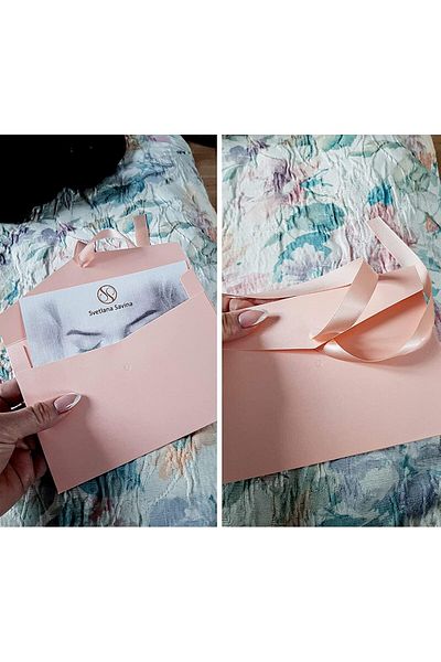 erorex Colorful Envelopes 24Pcs Vintage Kraft Pearlescent Paper Envelopes With Colored Bow Tie Ribbons For