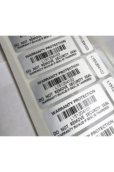 erorex Tamper Proof Warranty Void Stickers Protection Labels Security Seal Double Label 200
