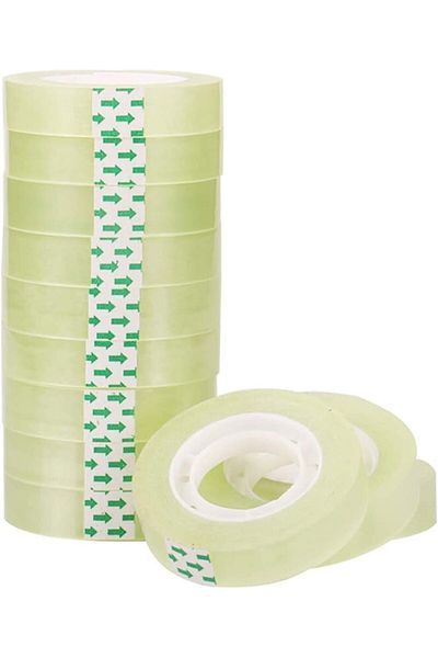 erorex Clear Tape Rolls 1 2 Inch X 25 Yards Transparent Tape For Office Home School Gift Wrapping Tape