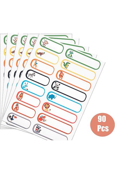 erorex Baby Bottle Labels For Daycare Self Laminating Waterproof Write On Name Labels Assorted Sizes And