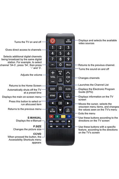 erorex Ah81 09662A Replaced Remote Control Applicable For Samsung Soundbar Ah8109662A Hw N300 Hw T400 Hw