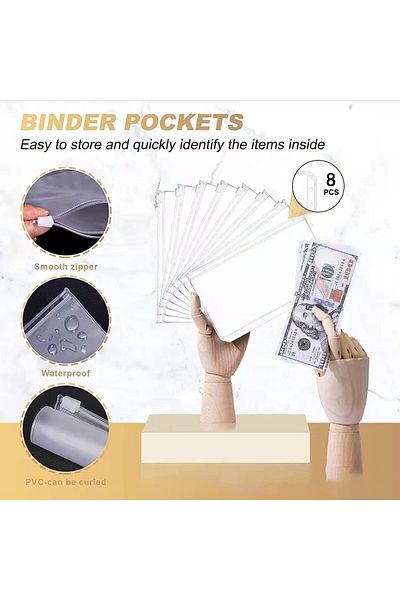 erorex Budget Binder With Cash Envelopes And Label Stickers For Effective Money Management And Savings