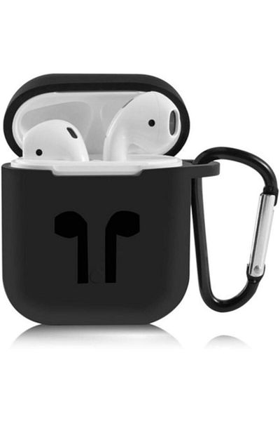 erorex Airpods Case With Strap Protective Silicone Cover With Carabiner For Airpods Accessories