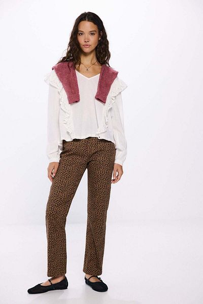 Springfield Schiffly Ruffle Blouse