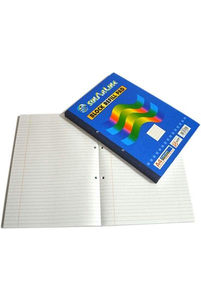 erorex 100 Pages 56 Gsm Block Refill Pad 6 Pieces A4 Size White