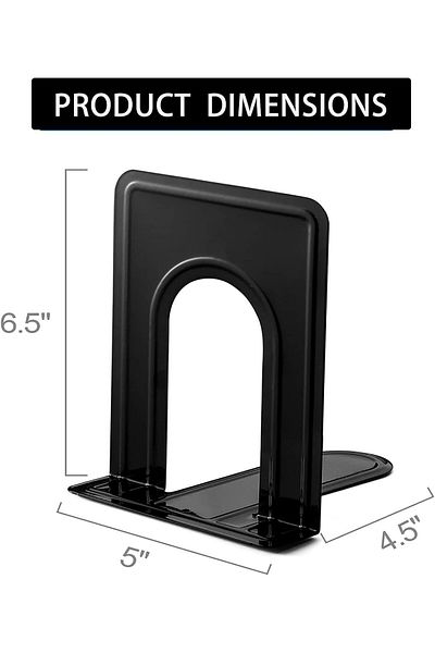 erorex Book Ends Heavy Duty Bookends To Hold Books Metal Bookends For Home Office Decorative Book Ends For
