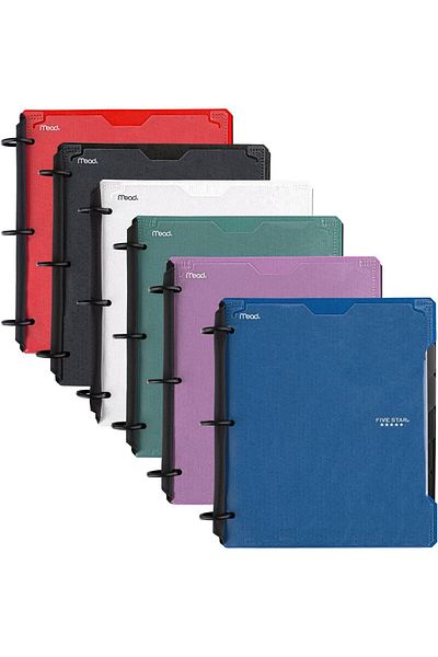 erorex Flex Hybrid Notebinder 1 Inch Binder With Tabs Notebook And 3 Ring Binder All In One Assorted