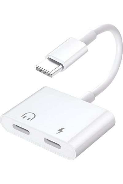 erorex Usb C To Dual Usb C Audio Headphone And Charging Adapter 2 In 1 Dual Usb C Splitter For Iphone 15