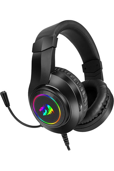 erorex H510 Pro 3 Mode Rgb Gaming Headset 7.1 Surround Sound 53Mm Audio Drivers In Memory Foam Ear Pads W