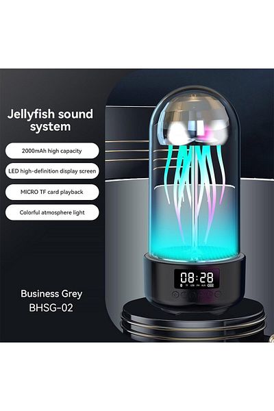 erorex حامل هاتف محمول مع مكبر صوت لاسلكي بتقنية البلوتوث وإضاءة RGB ومكبر صوت ستيريو عالي الدقة محمول