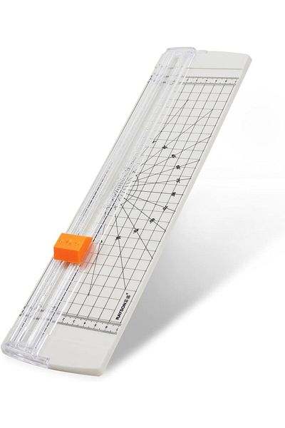 erorex Paper Cutter A4 A5 Paper Photo Trimmer Scrapbook Trimmer Lightweight Paper Trimmer Rc4000 White