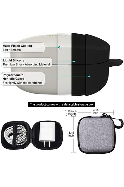 erorex Pcs Compatible With Airpods Pro 2 Case Creative Musician Headset Secure Lock Design Protective Tpu