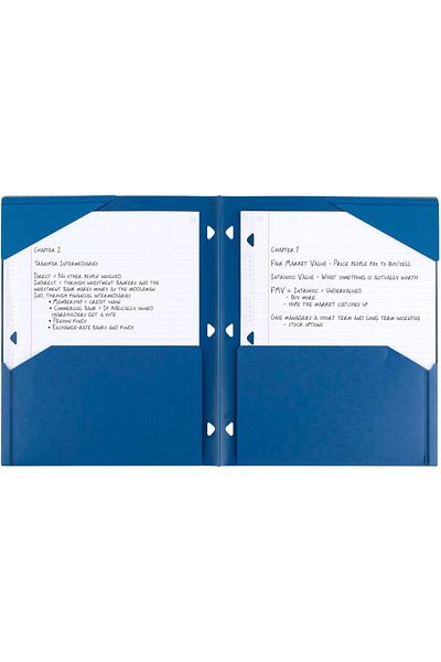 erorex 2 Pocket Folders 4 Pack Plastic Folders With Stay Put Tabs Fits 3 Ring Binder Holds 11” X 8 1 2”